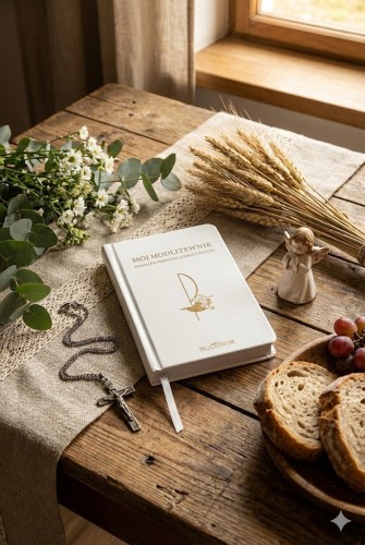 Mój Modlitewnik – Pamiątka Pierwszej Komunii Świętej (biały)