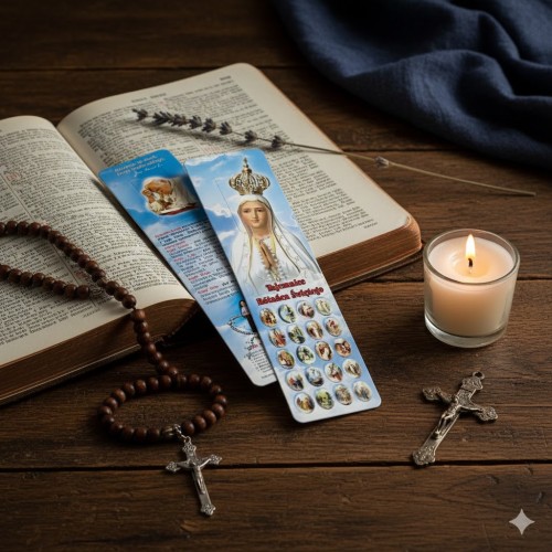 Zakładka do książki - Tajemnice Różańca Świętego