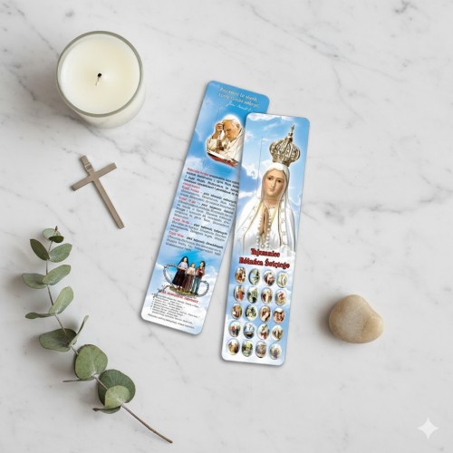 Zakładka do książki - Tajemnice Różańca Świętego