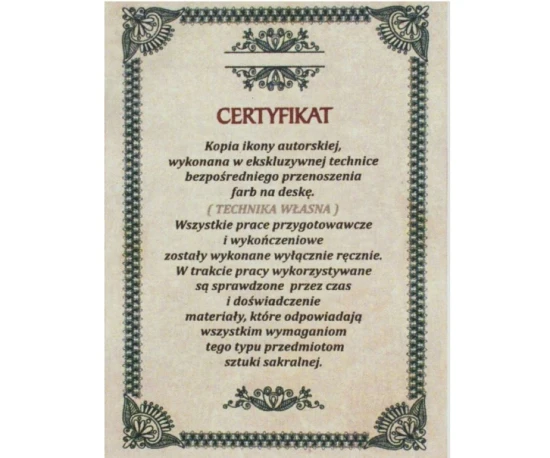 Certyfikat