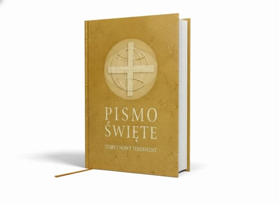 Pismo Święte B6 – Stary i Nowy Testament, brązowa twarda oprawa