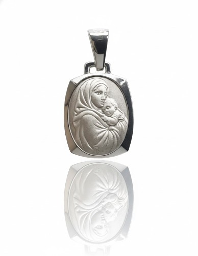 Medalik srebrny Matka Boża Cygańska, próba 925, 2,1 g