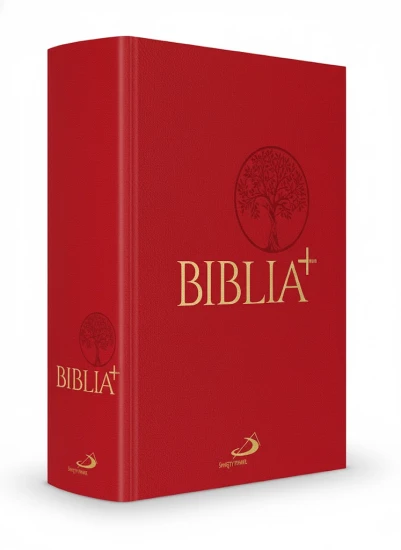 Biblia Plus. Pismo Święte czytane metodą skrutacji - płótno czerwona