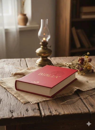Biblia Plus. Pismo Święte czytane metodą skrutacji - płótno czerwona