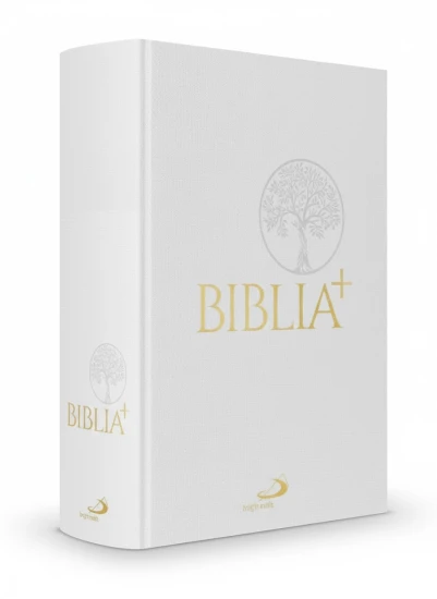 Biblia Plus. Pismo Święte czytane metodą skrutacji - płótno biała