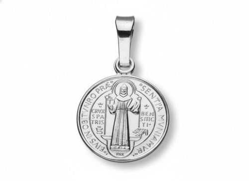 Medalion Benedyktyński srebrny