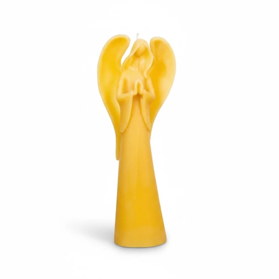 Świeca Anioł Stróż 24,5cm – 100% naturalny wosk pszczeli
