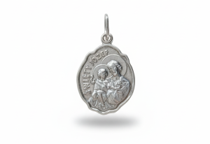 Medalik srebrny Święty Józef z Dzieciątkiem Jezus – próba 925, 2,1 g