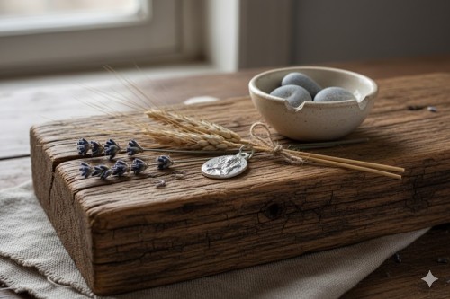 Medalik srebrny dwustronny - Serce Jezusa / M.B z Dzieciątkiem Jezus – próba 925, 1,1 g