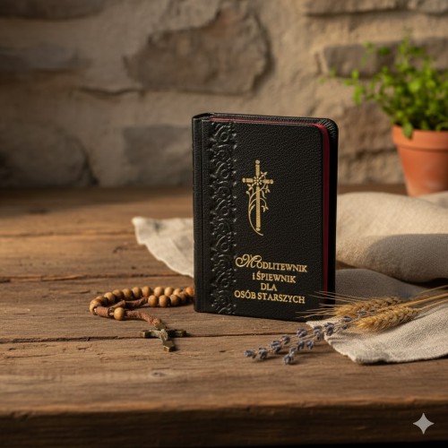 Duża czytelna czcionka w modlitewniku dla osób starszych – wygodne czytanie modlitw.