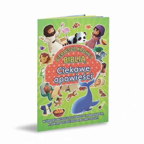 Okładka książeczki „Ciekawe opowieści” z serii Pierwsze kroki z Biblią.