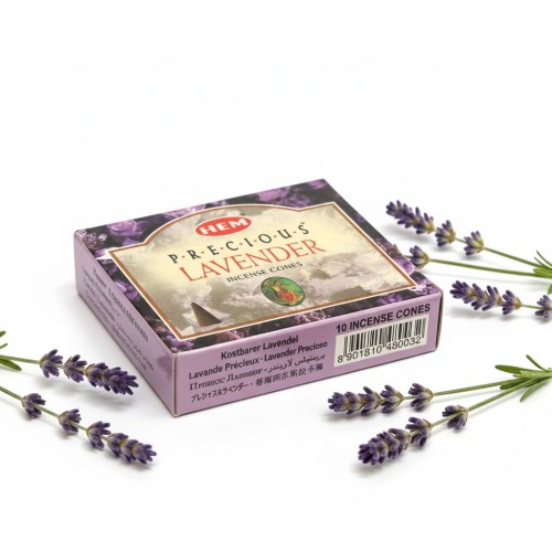 Kadzidło stożkowe lawenda do modlitwy i wyciszenia