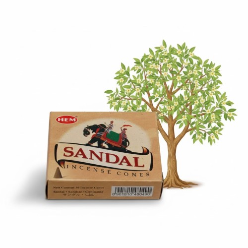 Kadzidło stożkowe sandał do modlitwy i wyciszenia