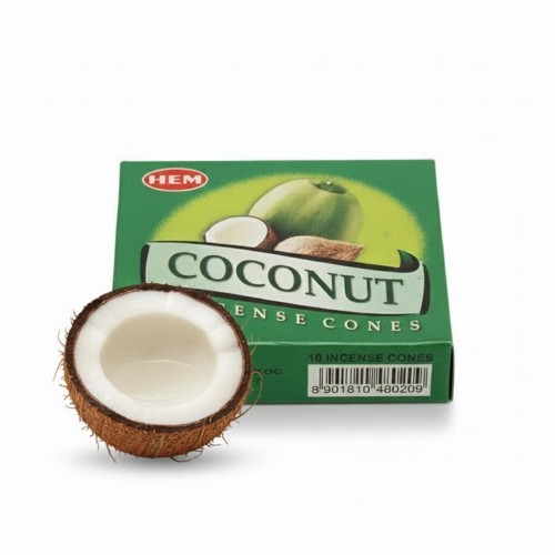 Kadzidło stożkowe kokos do modlitwy i wyciszenia