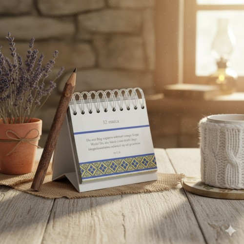 Przykładowa strona z cytatem biblijnym – czytelny układ, inspirujący przekaz.