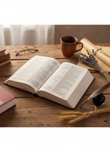 Format Biblii dostosowany do codziennego użytkowania – kompaktowy i poręczny rozmiar.