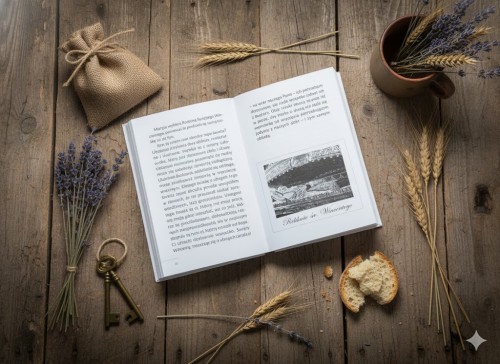 Wyjaśnia znaczenie słów i znaków widniejących na medaliku oraz ich związek z duchowością maryjną.