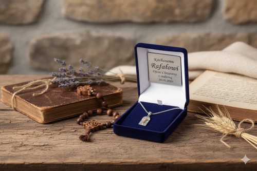 Precyzyjne tłoczenie i mikroszlif sprawiają, że powierzchnia medalika spektakularnie odbija światło. Detale postaci Chrystusa są wyraźne i szlachetne, co nadaje biżuterii wyjątkowego, sakralnego charakteru.