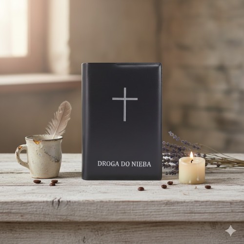 Okładka modlitewnika Droga do Nieba – wersja standardowa, czarna