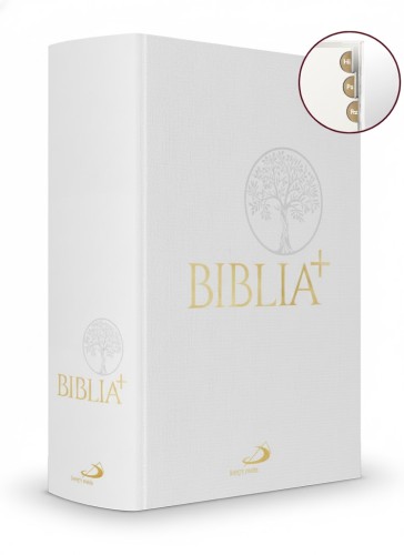 Biblia Plus. Pismo Święte czytane metodą skrutacji - płótno biała