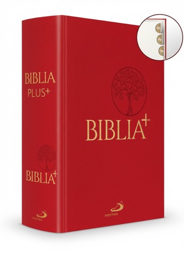 Biblia Plus. Pismo Święte czytane metodą skrutacji - płótno czerwona