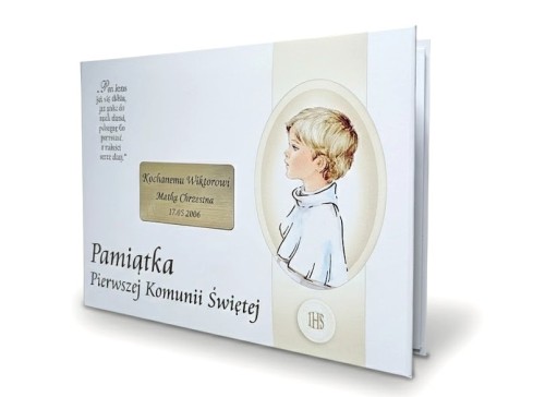 Pamiątka Pierwszej Komunii Świętej – album z personalizacją