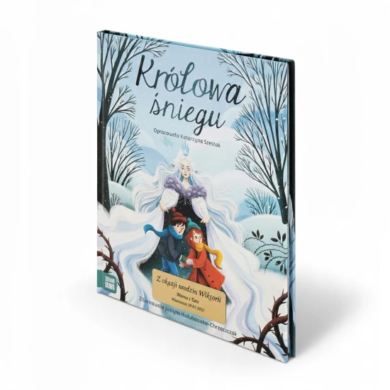Personalizowany grawer – elegancka tabliczka z imieniem i dedykacją.