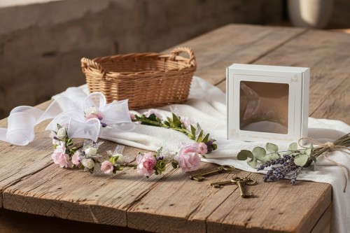 Realistyczne kwiaty premium zapewniają naturalny wygląd i trwałość przez cały dzień Komunii.