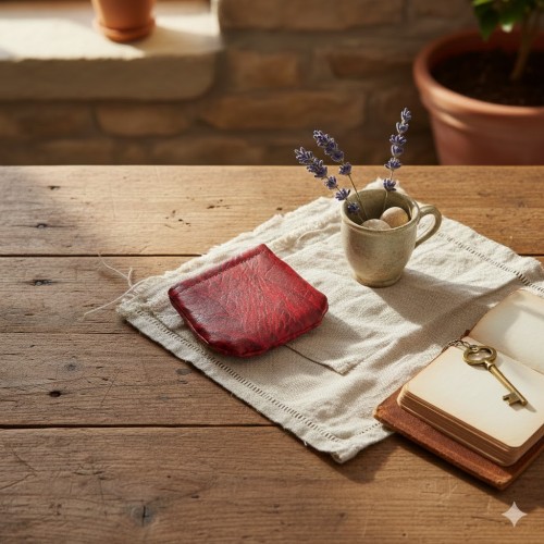 Kompaktowy rozmiar 6 × 6 cm Małe etui idealne do kieszeni, torebki lub plecaka.