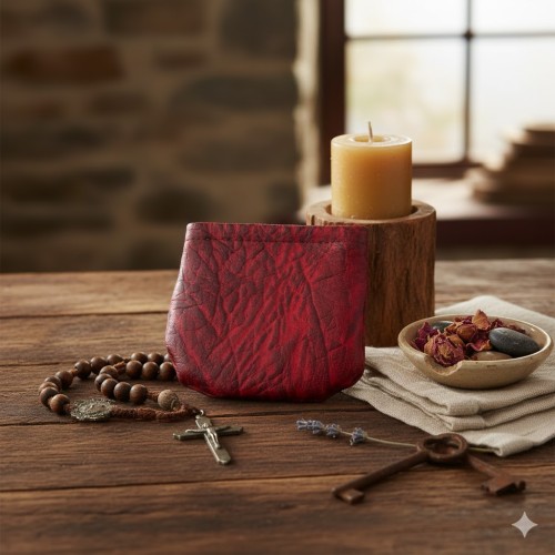 Zapięcie na rzep Proste i bezpieczne zamykanie, zapewniające szybki dostęp do różańca.