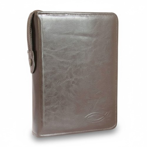 Brązowe etui z eko-skóry – elegancka ochrona Biblii Tysiąclecia