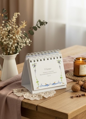 Wieczny kalendarz Codziennik niezwiązany z konkretnym rokiem – można do niego wracać przez wiele lat.