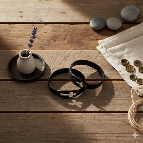 Symbol krzyża – znak wiary i duchowej obecności Chrystusa.