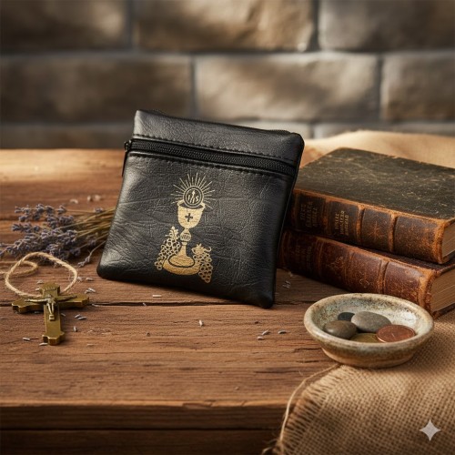 Zapięcie na zamek – różaniec bezpiecznie schowany i nie wypada.