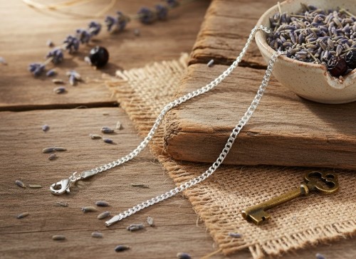 Łańcuszek srebrny, splot Pancerka