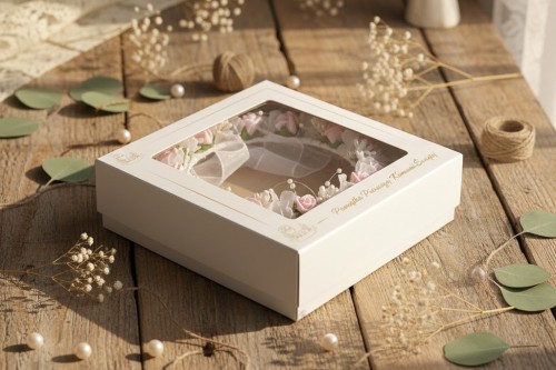 Pudełko IHS na wianek komunijny