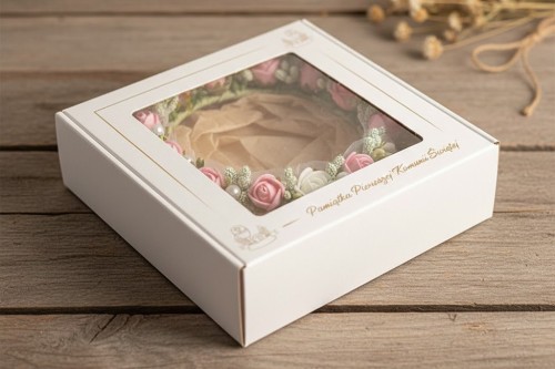 Pudełko IHS na wianek komunijny