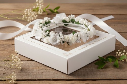 Pudełko IHS na wianek komunijny