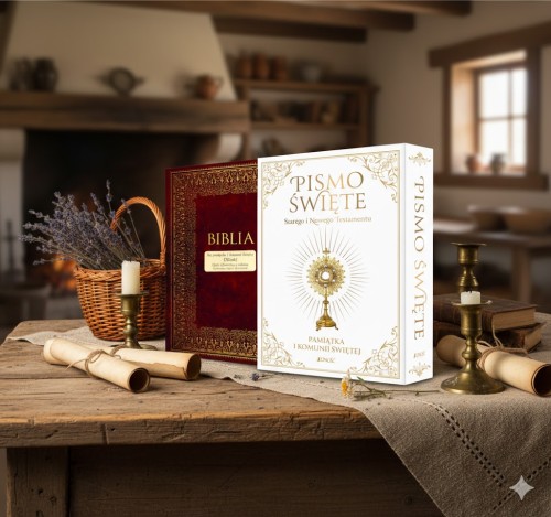 Ozdobne etui z motywem komunijnym