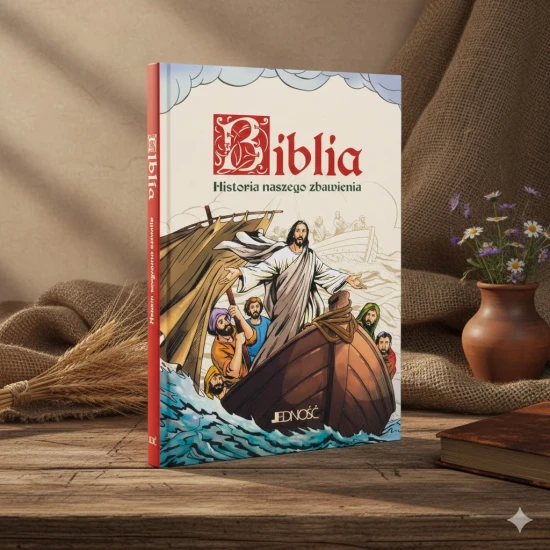 Książka religijna z ilustracjami dla dzieci od 7 lat