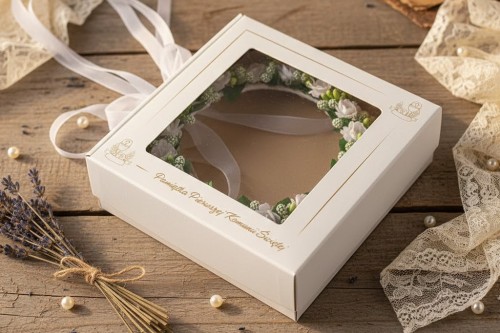 Pudełko IHS na wianek komunijny