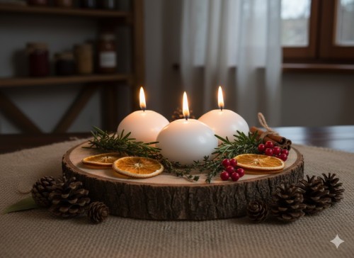 Świeca pływająca do dekoracji stołu