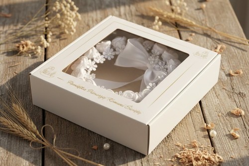 Pudełko IHS na wianek komunijny