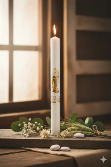 Gromnica komunijna o klasycznej, liturgicznej formie.
