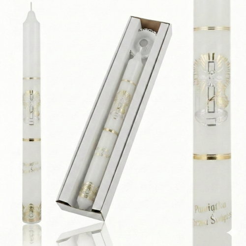 Zestaw z pudełkiem do przechowywania pamiątki.