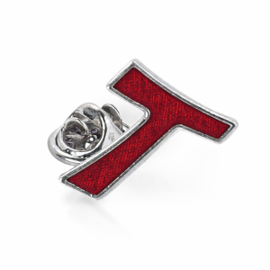 Krzyżyk TAU – przypinka dekoracyjna – 1,7 cm