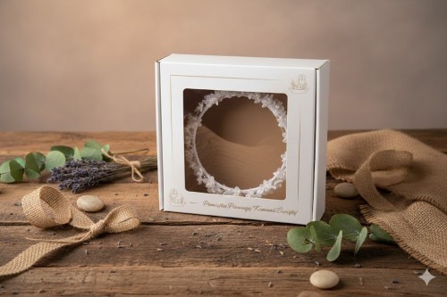 Pudełko na wianek komunijny IHS