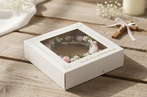 Pudełko na wianek komunijny IHS