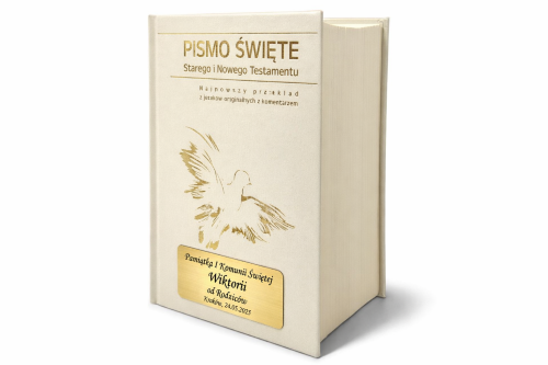 Pismo Święte ST i NT – mały format w twardej oprawie.