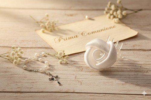 Subtelny połysk satyny nadaje ozdobie elegancji i lekkości.